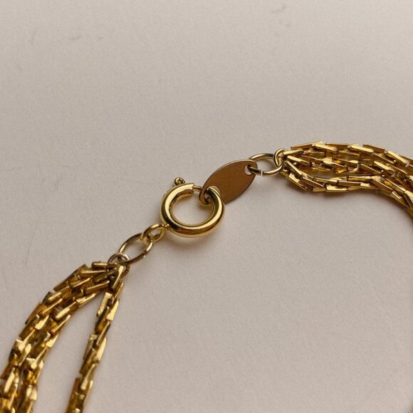 Vintage Alva Museum Replicas Aztec Calendar Stone Medallion Relic Gold Necklace - Picture 10 of 13